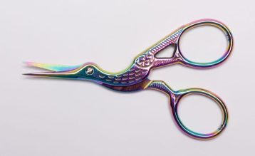 Stork Design Precision Scissors Colored