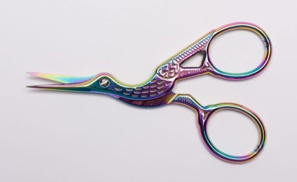 Stork Design Precision Scissors Colored