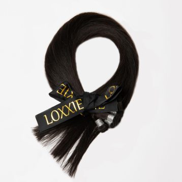 Loxxie 18" Hand Tied Black Licorice- 18 gram weft