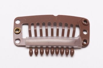 Medium Brown Wig Clip- 10pc