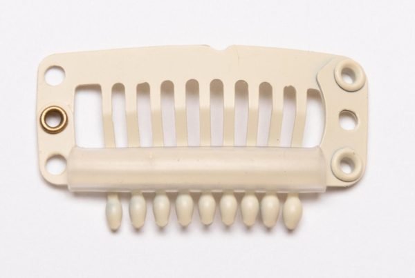 White Wig Clip- 10pc