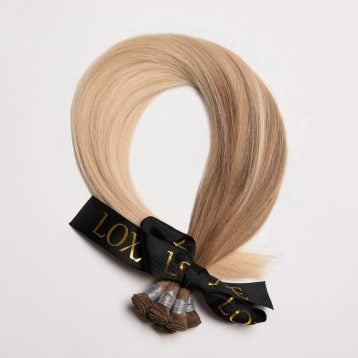 Loxxie 18" Hand Tied White Mocha- 18 gram weft