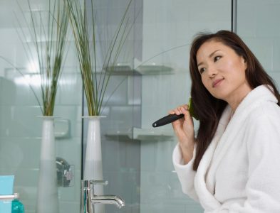 Brush Your Extensions Before Washing